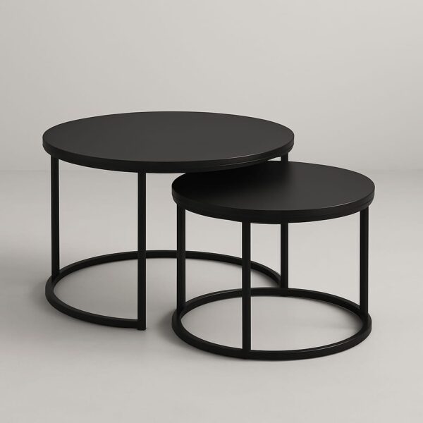 طقم طاولات اسود